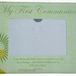 My First Communion Glass Photo Frame